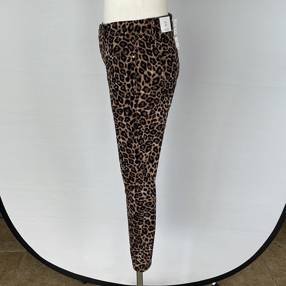 NWT WHBM Sculpt HighRise Leopard Skinny Ankle Sz 2 - Picture 7 of 15